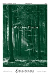 I Will Give Thanks SATB choral sheet music cover